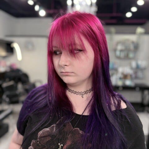 Magenta purple hair color - Salon 131 Seminole